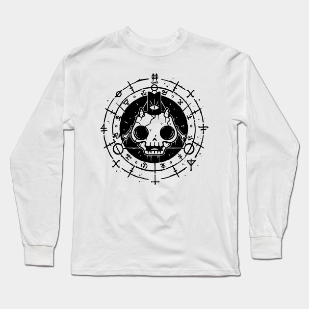 Skull of the Lamb v2 Long Sleeve T-Shirt by demonigote